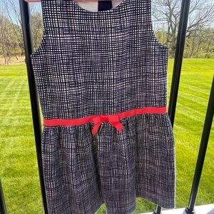 Gymboree Blue White & Coral Dress